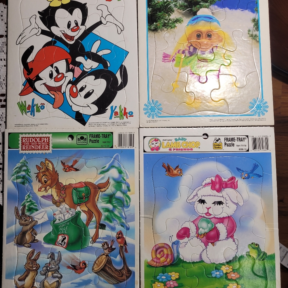 Vintage Frame-Tray Puzzles